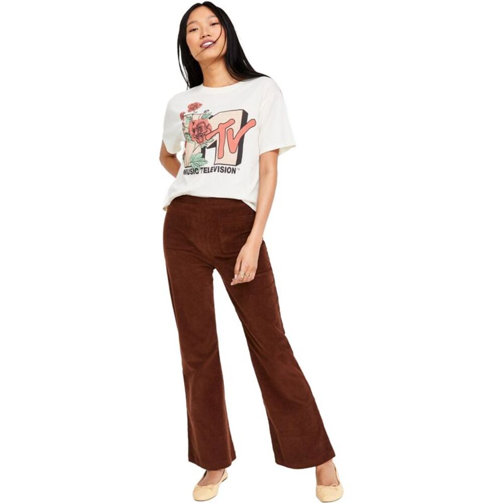 Self E Womens Fit Flare Casual Pants, NWT